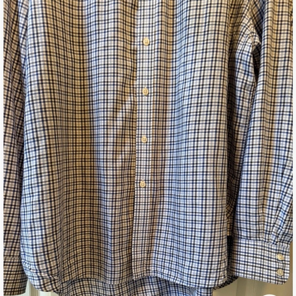 CHARLES TYRWHITT Men’s Cotton Blend Button Front Shirt-17/37 - Picture 5 of 5
